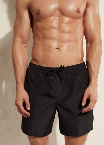 Calzedonia Formentera Eco Badehose Herren Schwarz | AT2926GL