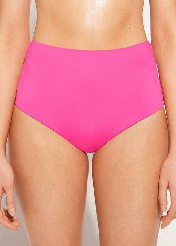 Calzedonia High Shaper Taille Indonesia Eco Bikinihosen Damen Rosa | AT1409IS