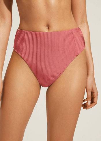 Calzedonia High Taille Biarritz Bikinihosen Damen Braun | AT1417HK
