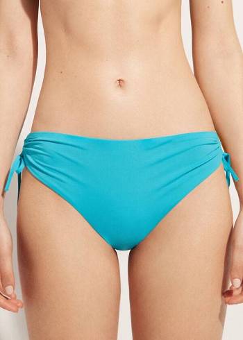 Calzedonia High-Taille Drawstring Indonesia Bikinihosen Damen Türkis | AT1458TV