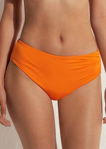 Calzedonia High Taille Indonesia Eco Bikinihosen Damen Orange | AT1427MA