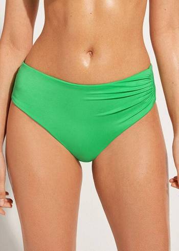 Calzedonia High Taille Indonesia Eco Bikinihosen Damen Grün | AT1430EX