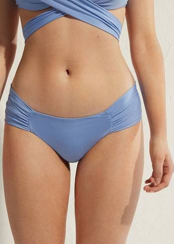 Calzedonia Indonesia Eco Bikinihosen Damen Blau | AT1467FM