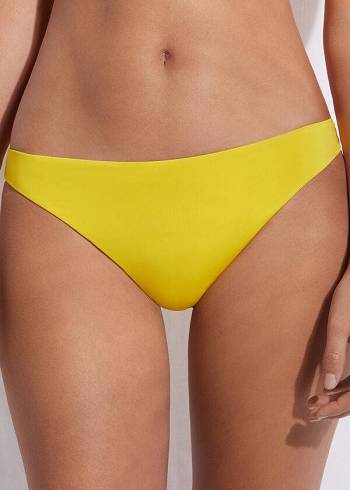Calzedonia Indonesia Eco Bikinihosen Damen Gelb | AT1471KI