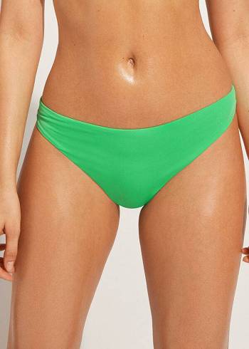 Calzedonia Indonesia Eco Low rise Bikinihosen Damen Grün | AT1474XF