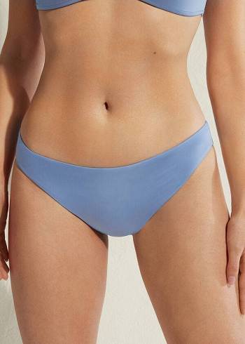 Calzedonia Indonesia Eco rise Bikinihosen Damen Blau | AT1478NB