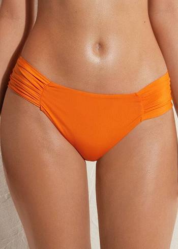 Calzedonia Indonesia Eco rise Bikinihosen Damen Orange | AT1479MA
